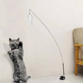 NyanSwing™ – Giocattolo Interattivo con Bacchetta per Gatti